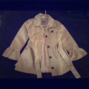 Girls rain jacket. Never worn